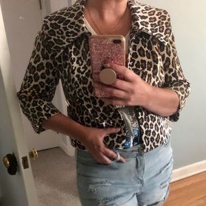 Cache Leopard Jacket Size M-L